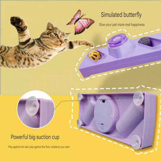 Self-Entertainment Cat Toy – Interactive Cat Play Toy For Feline Amusement