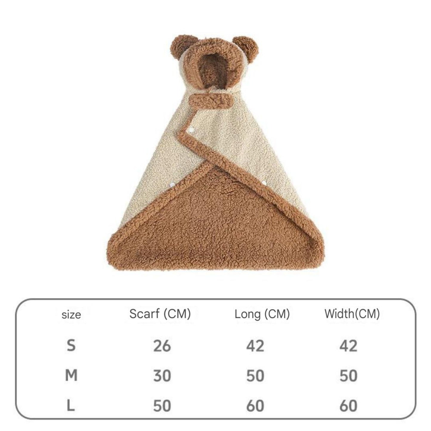 Pet Cape Blanket - Adjustable, Breathable Dog Blanket With Strap For Small Pets