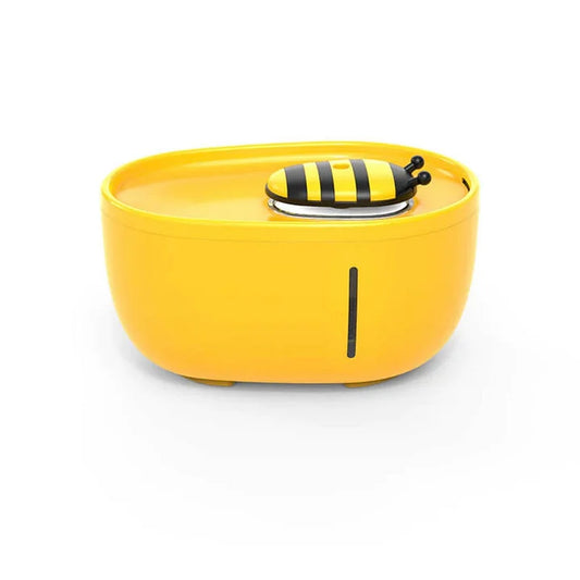2L Bee-Shaped Automatic Cat Water Fountain with USB Filter System