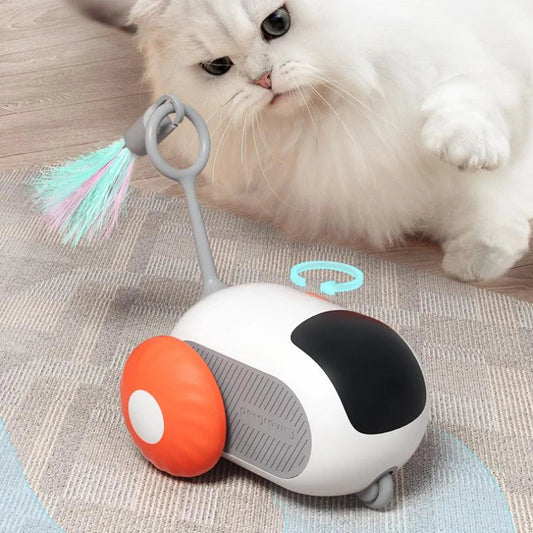 Interactive Cat Toy – Remote Control Plastic Car for Engaging Cat Play