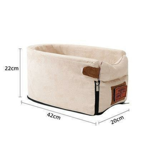 Portable Dog Car Seat – Nonslip Pet Travel Seat With Central Control Safety