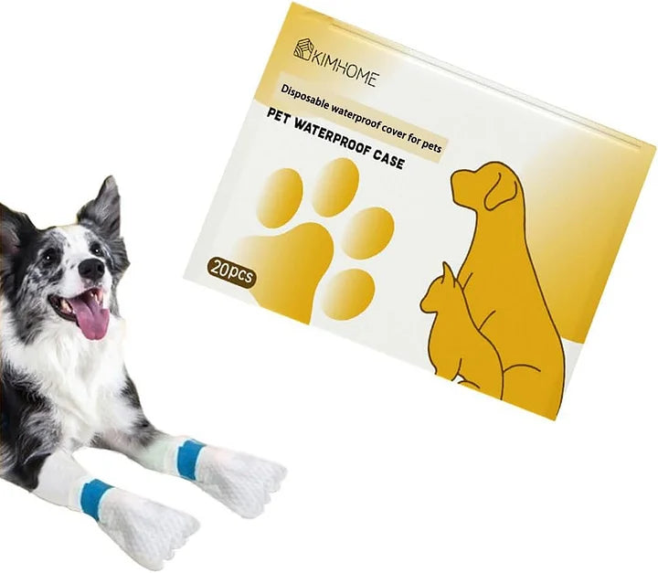Disposable Dog Shoes - Breathable Pet Ankle Boots for Paw Injury Protection