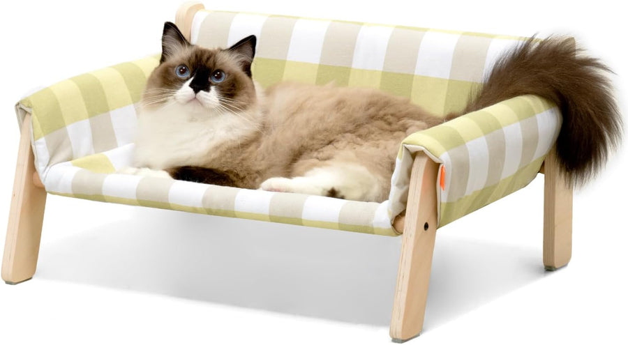 Cat Couch Bed - Soft Pet Sofa for Cats | Cozy Indoor Cat Furniture PP26