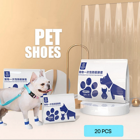 Disposable Dog Shoes - Breathable Pet Ankle Boots for Paw Injury Protection