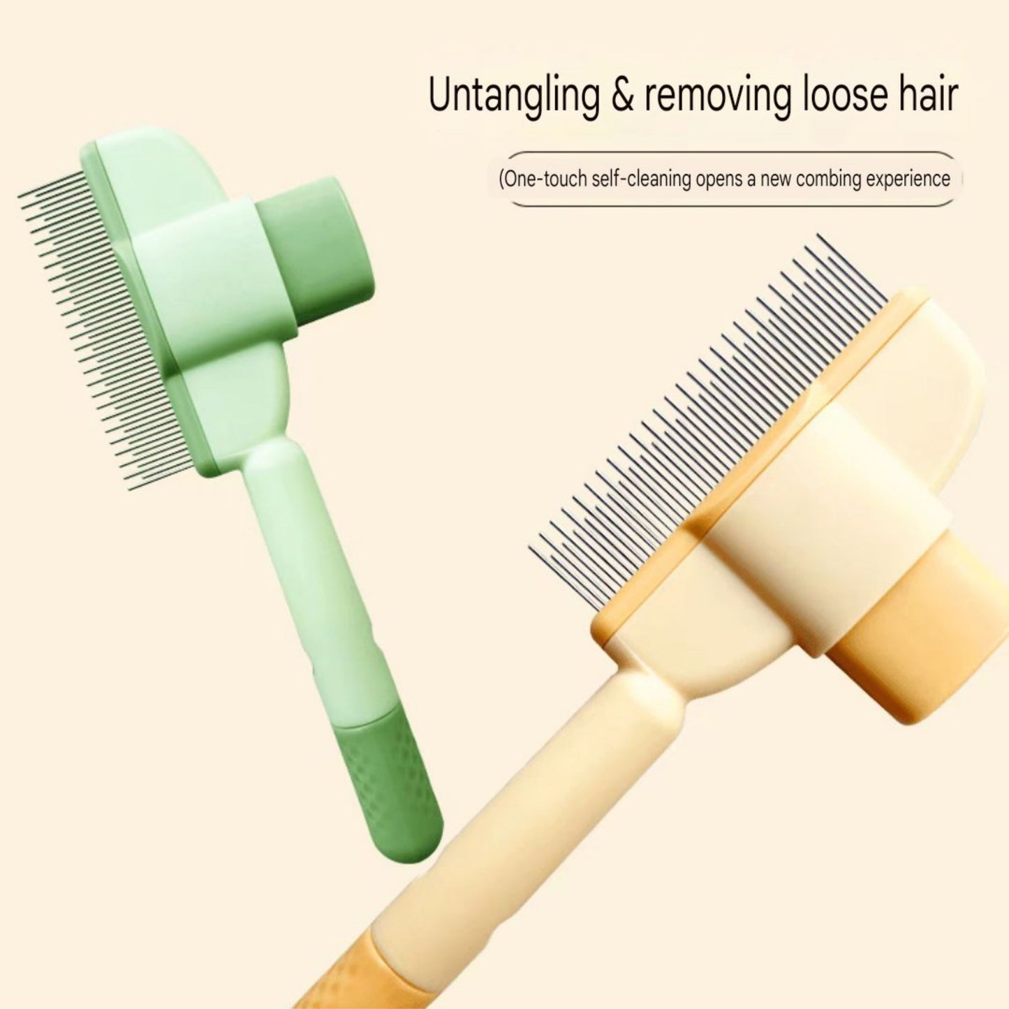 Self-Cleaning Hair Remover - Efficient Pet Hair Removal Device With One-Click Cleaning