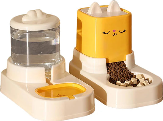 Automatic Pet Feeder - Large Capacity Food And Water Dispenser With Filter Design