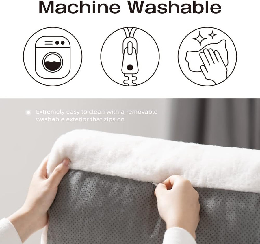 Pet Couch Bed - Washable Cat Bed with Anti Slip Bottom for Small Medium Dogs