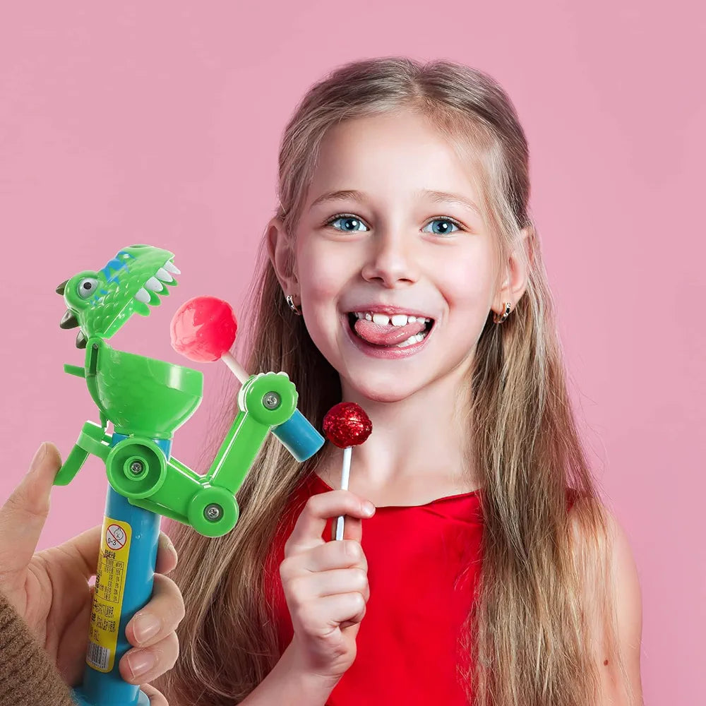 Dinosaur Lollipop Holder - Robot Candy Holder & Cute Candy Organizer Stand