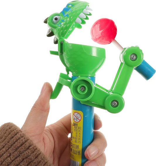 Dinosaur Lollipop Holder - Robot Candy Holder & Cute Candy Organizer Stand