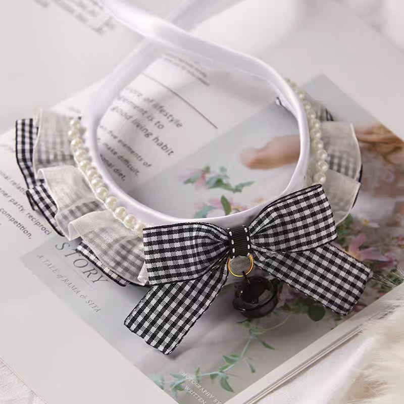 Cat Scarf - Lightweight Pet Neck Neckerchief for Summer Cat Clothes
