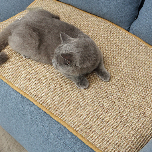 Cat Scratcher Mat – Durable Natural Sisal Pad | Furniture Scratch Protector