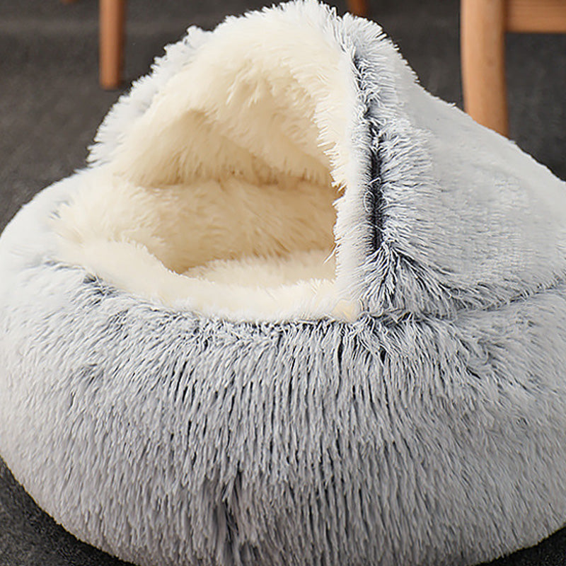 Cat Cave Winter Bed - Cozy Insulated Pet Shelter for Indoor Cats
