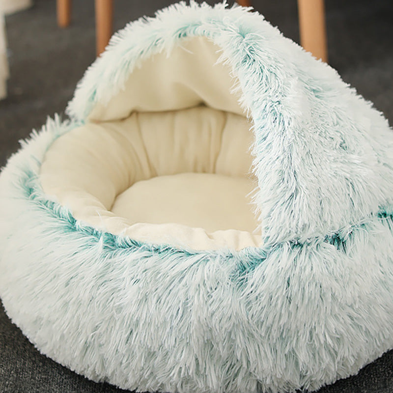 Cat Cave Winter Bed - Cozy Insulated Pet Shelter for Indoor Cats