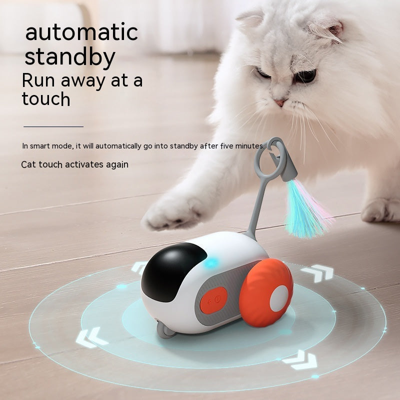 Interactive Cat Toy – Remote Control Plastic Car for Engaging Cat Play
