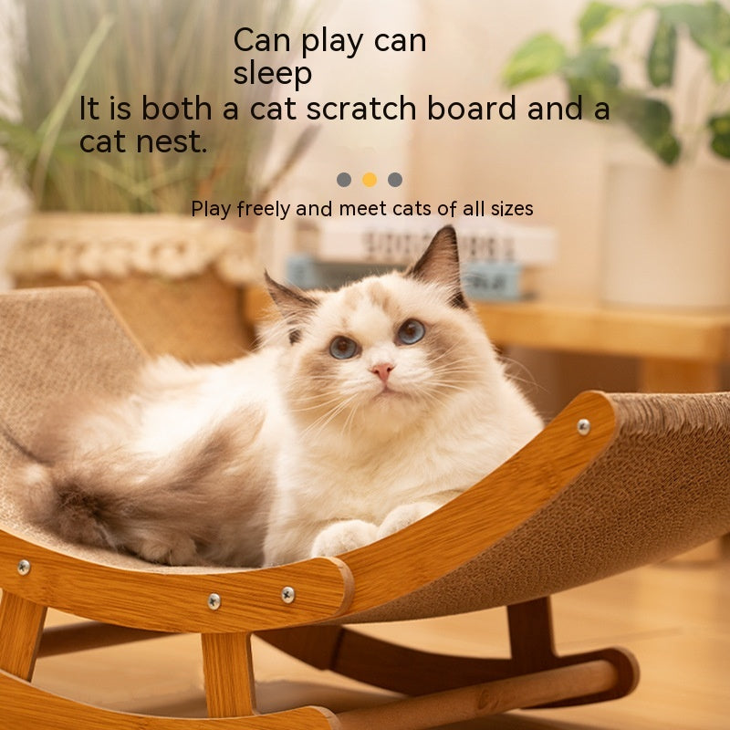 Cat Scratch Board - Durable Corrugated Paper Scratcher for Cats 50x23cm