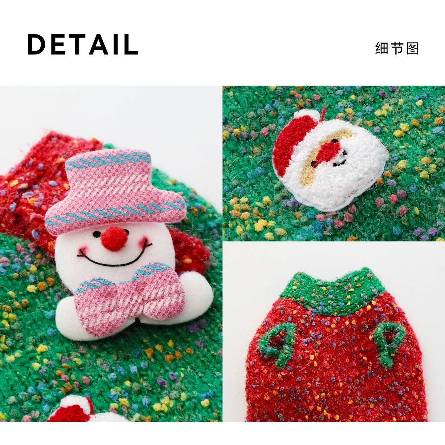 Pet Christmas Dress - Warm Dog Dress & Cozy Holiday Pet Apparel for Winter
