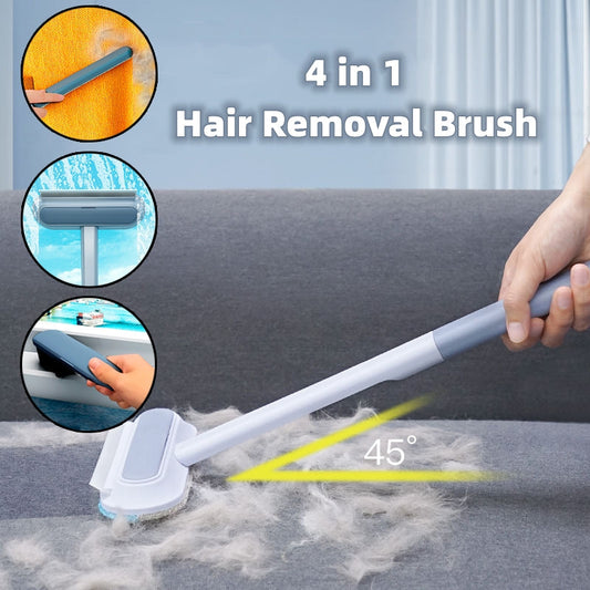 Multifunctional Hair Removal Brush | Wet Dry Brush & Lint Remover Tool for Screen Cleaning