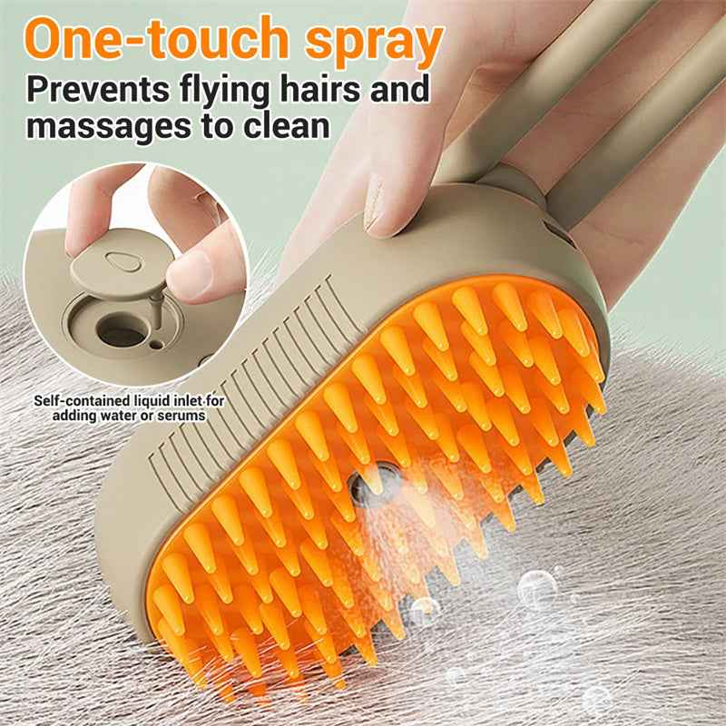 Dog Spa Brush – Pet Grooming Brush for Shedding Control & Gentle Massage
