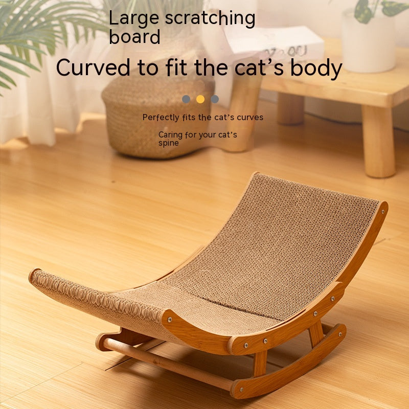 Cat Scratch Board - Durable Corrugated Paper Scratcher for Cats 50x23cm