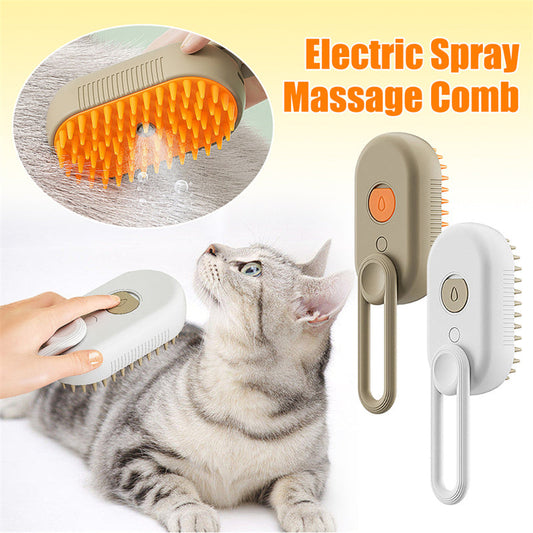 Pet Grooming Brush – Ergonomic Deshedding Brush & Fur Removal Comb for Pet Care