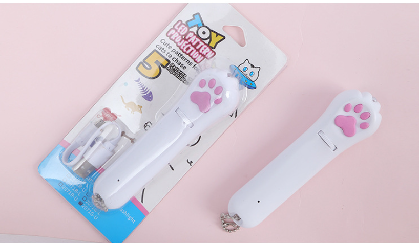 Cat Laser Pointer - Infrared Multi-Pattern Laser Cat Toy with Red Green Light