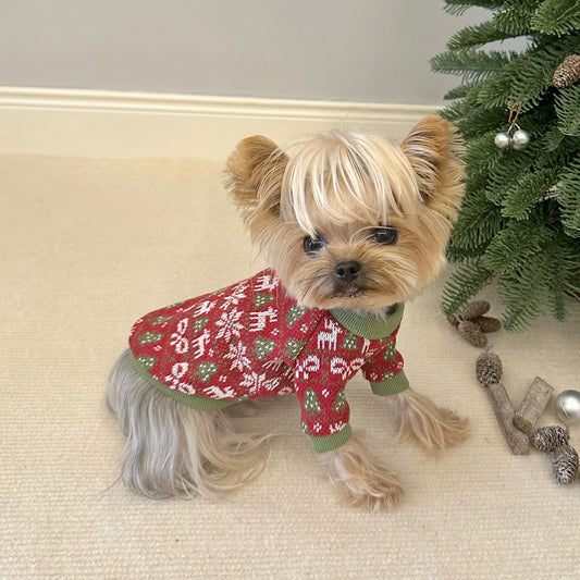 Christmas Dog Shirt - Cute Holiday Dog Shirt | Festive Pet Apparel & Seasonal Wear