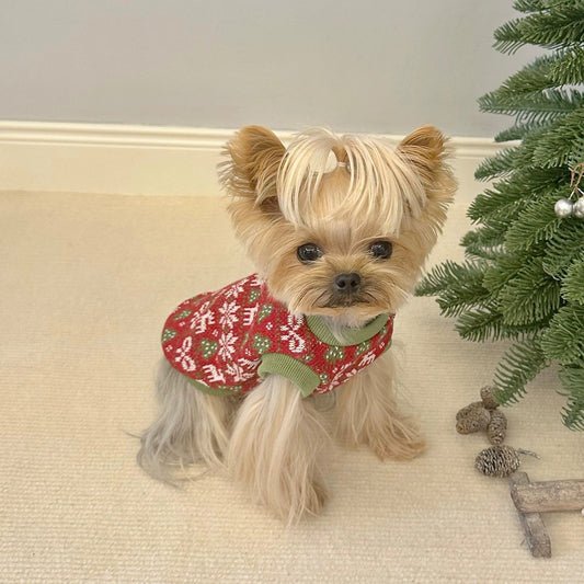 Christmas Dog Shirt - Cute Holiday Dog Shirt | Festive Pet Apparel & Seasonal Wear