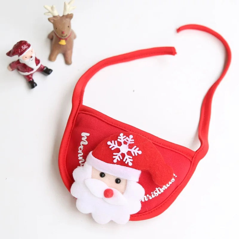 Pet Christmas Hat With Dog Holiday Scarf – Warm Festive Pet Accessories