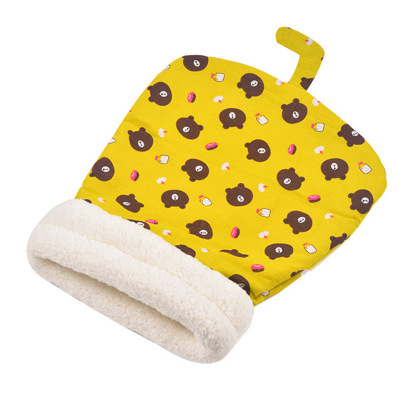 Cat Sleeping Bag - Cozy Indoor Cat Cave with Plush Pet Bed in 3 Colors