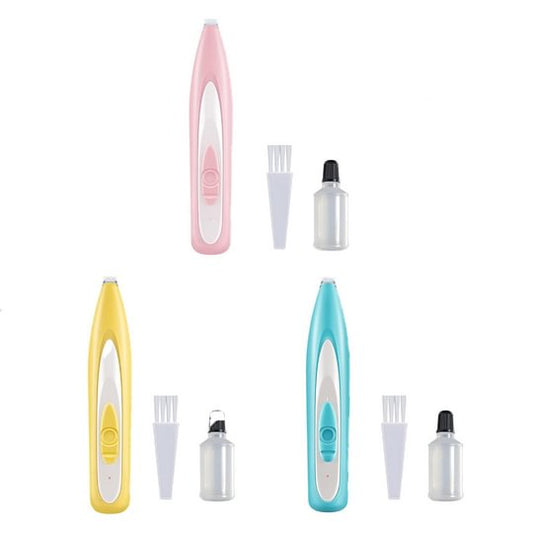 Pet Paw Trimmer - Quiet Pet Clipper with LED Light & Stainless Steel Blade for Small Areas