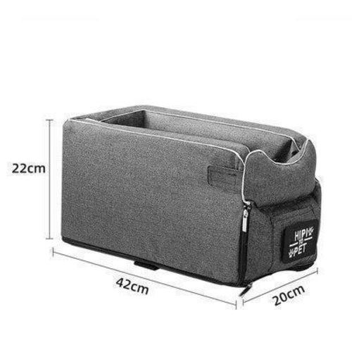 Portable Dog Car Seat – Nonslip Pet Travel Seat With Central Control Safety