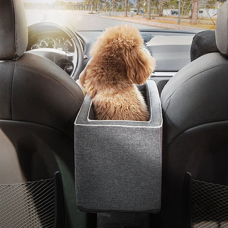 Portable Dog Car Seat – Nonslip Pet Travel Seat With Central Control Safety