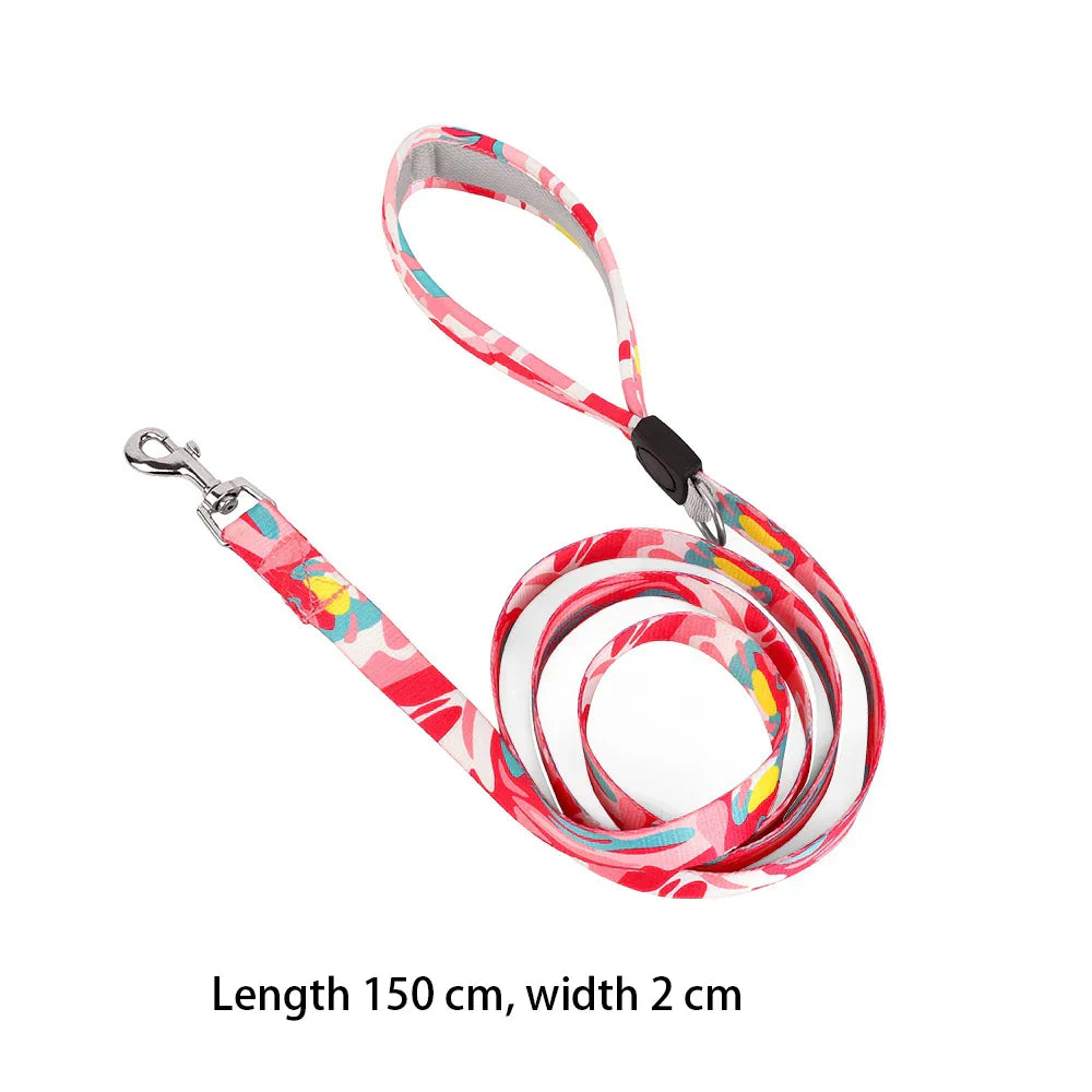 Dog Cat Harness Adjustable Pet Vest – Comfortable Puppy Walking Leash & Secure Straps