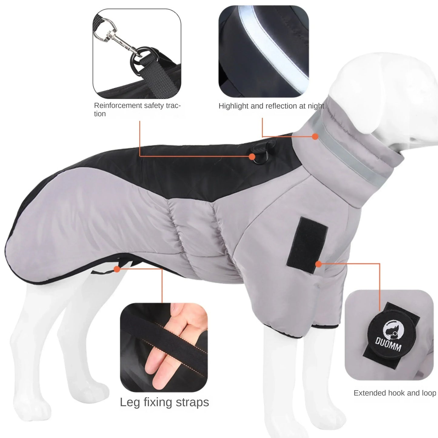 Cat Winter Jacket – Warm Insulated Pet Coat | Water-Resistant Cozy Outerwear