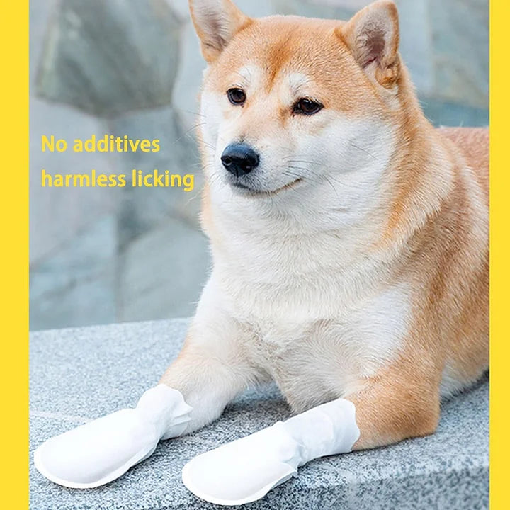 Disposable Dog Shoes - Breathable Pet Ankle Boots for Paw Injury Protection