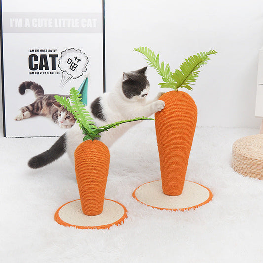 Sisal Climbing Frame - Two-Color Radish Cat Climbing Toy With Claw Stick