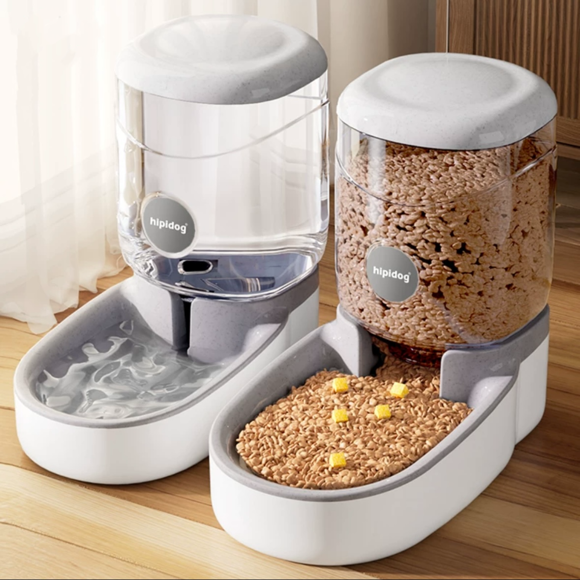 Automatic Pet Feeder - Gravity Dog Feeder With Large Capacity Dispenser