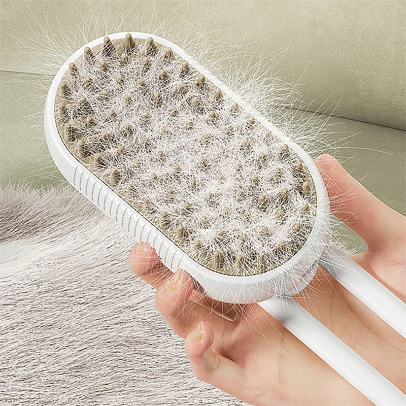 Pet Grooming Brush – Ergonomic Deshedding Brush & Fur Removal Comb for Pet Care