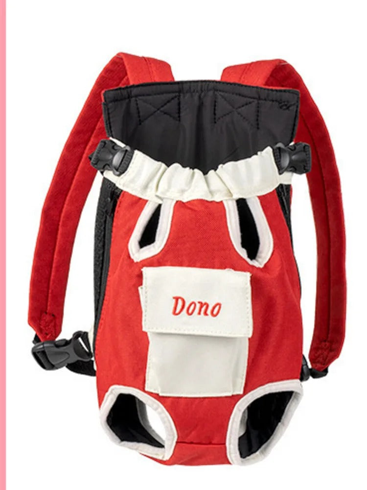 Front Pet Carrier Backpack Chest Harness For Small Dogs And Cats Four Legged Mesh Portable Travel Hands Free For Pet Owners Gift
