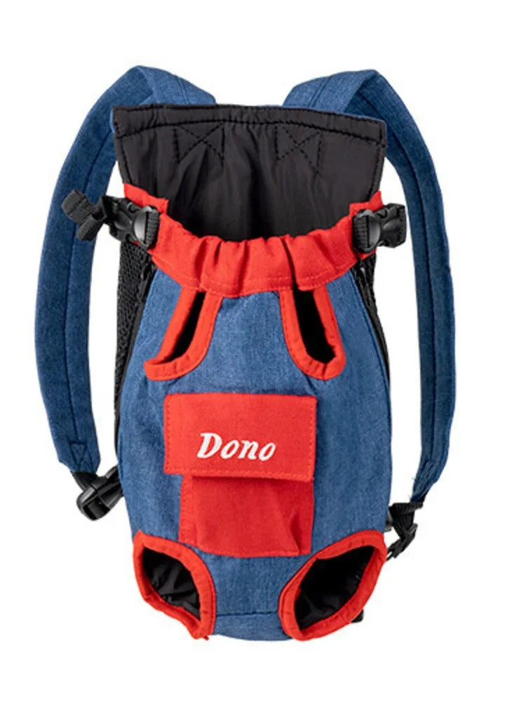 Front Pet Carrier Backpack Chest Harness For Small Dogs And Cats Four Legged Mesh Portable Travel Hands Free For Pet Owners Gift