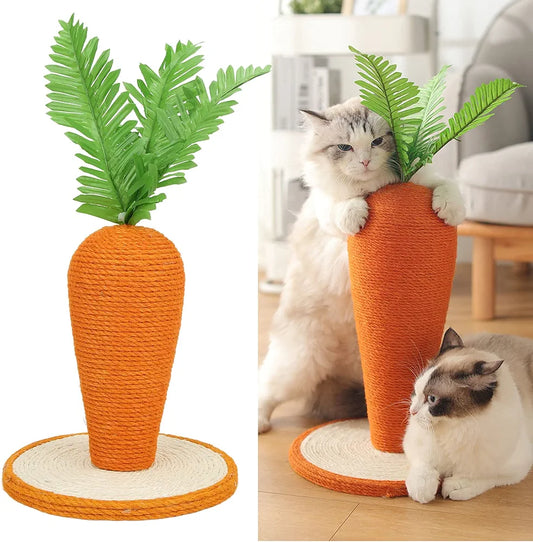 Sisal Climbing Frame - Two-Color Radish Cat Climbing Toy With Claw Stick
