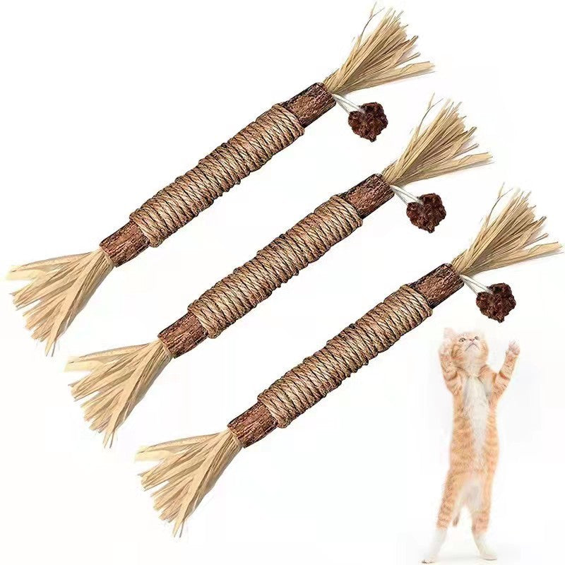 Silvervine Cat Chew Stick – Natural Catnip Alternative & Dental Health Toy