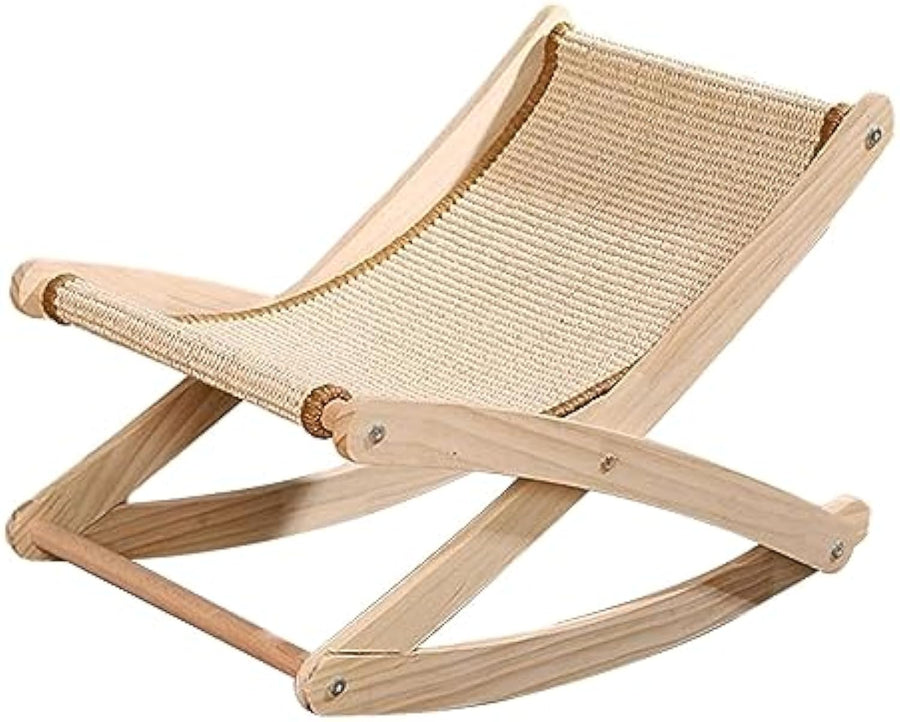 Cat Sisal Chair - Durable Rocking Cat Furniture With Natural Scratch Resistant Material