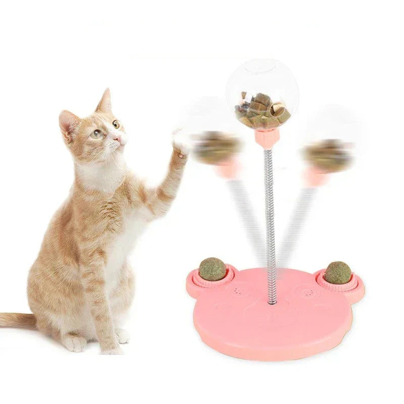 Food Leak Ball - Interactive Cat Toy | Treat Dispensing Puzzle Feeder