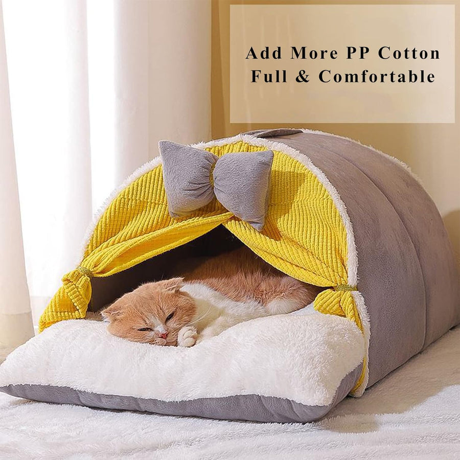 Cat Sleeping Bag - Cozy Indoor Cat Shelter | Soft Pet Comfort Sack