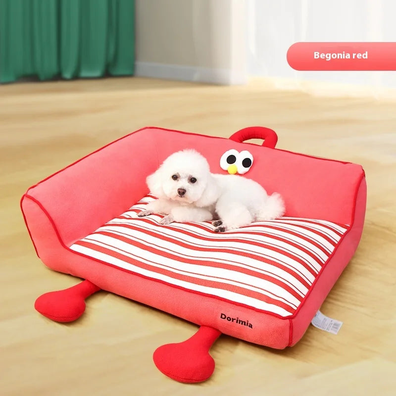 Luxury Dog Bed - Comfy Plush Pet Mattress With Durable Material & Color Options