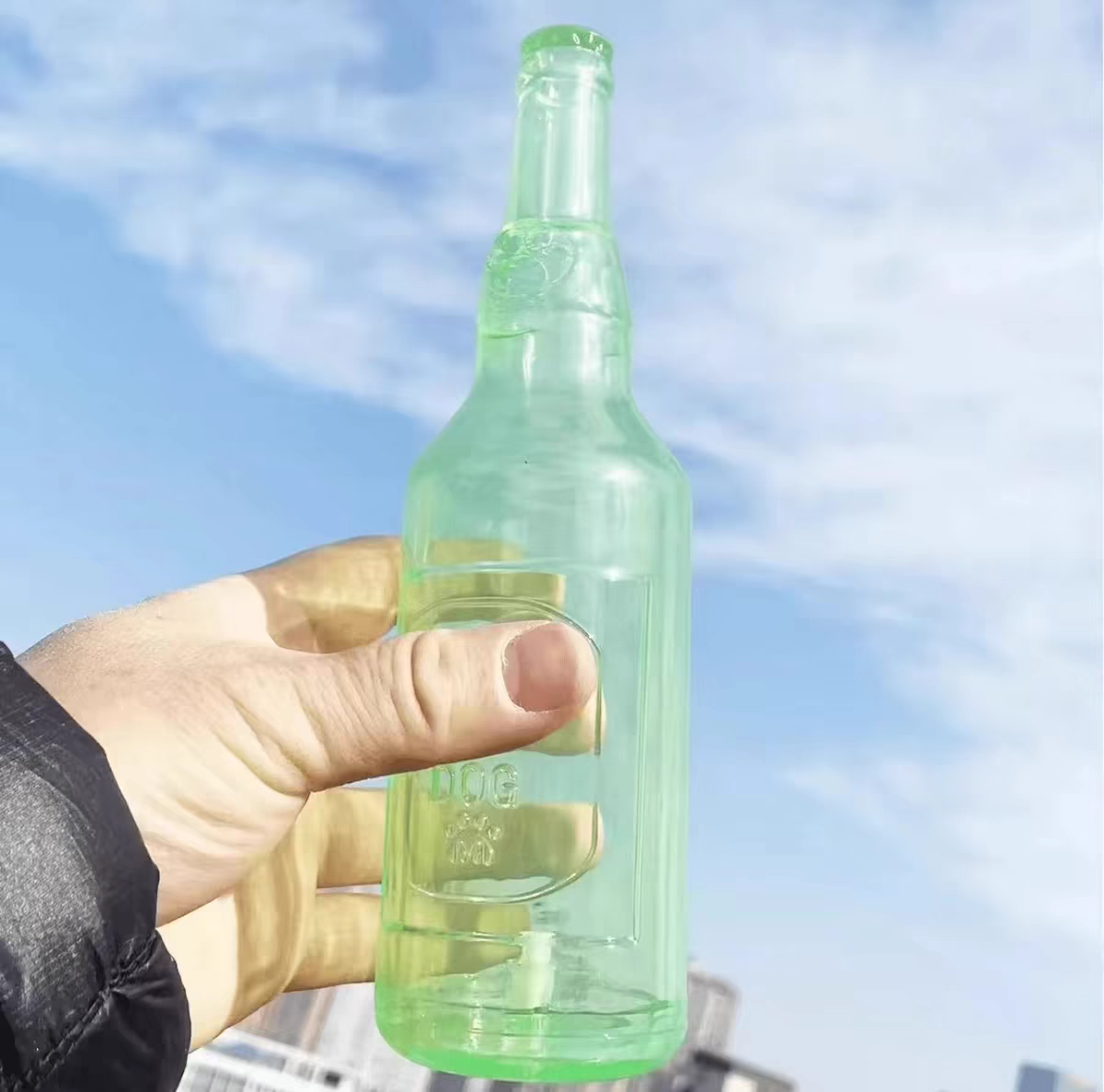 Bottle Toy for Dogs - Durable Chew Toy for Big Dogs & Puppies, Teeth Cleaning