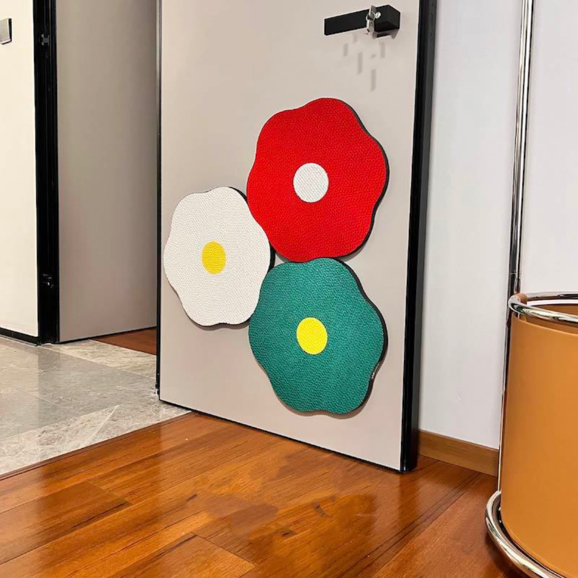 Wall Mounted Cat Scratcher – Cactus Design Indoor Scratch Post With Nano Adhesive