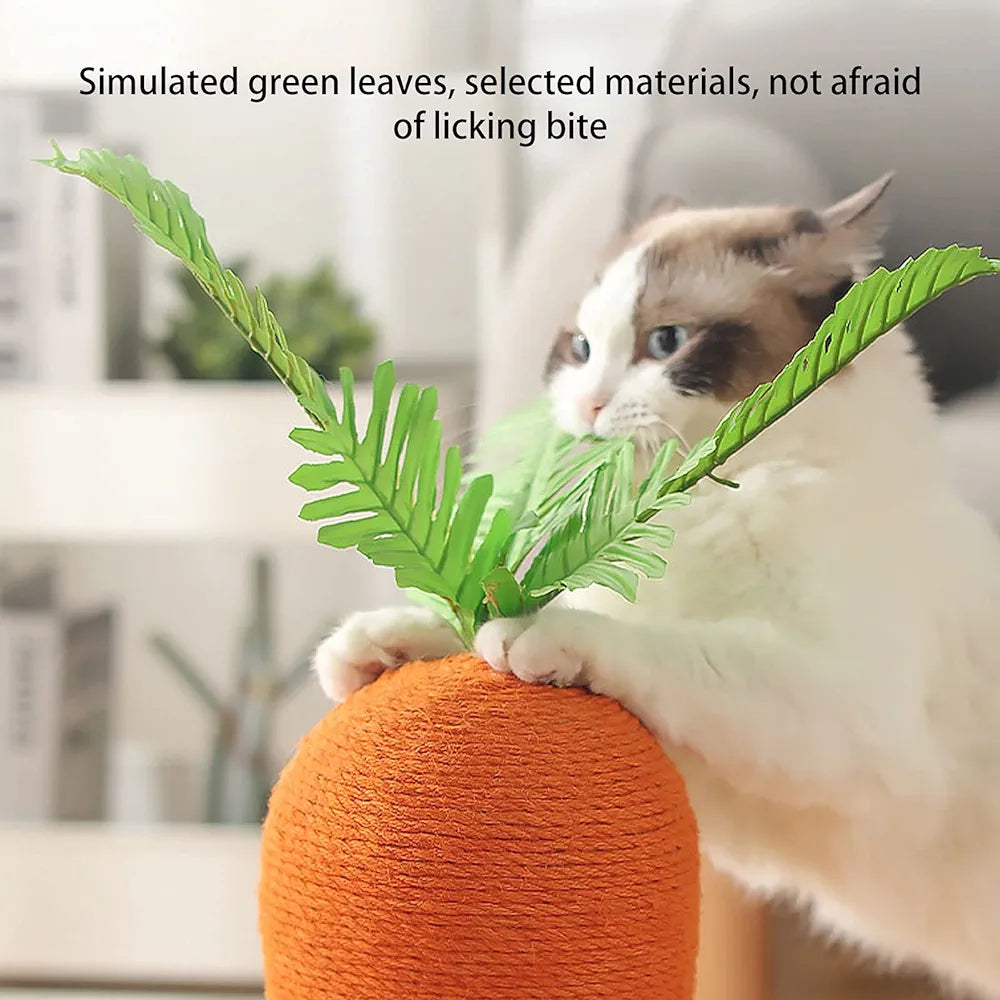 Sisal Climbing Frame - Two-Color Radish Cat Climbing Toy With Claw Stick