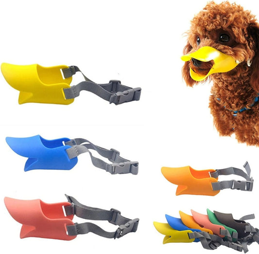 Dog Muzzle – Adjustable Duck Mouth Muzzle for Comfortable Puppy Training